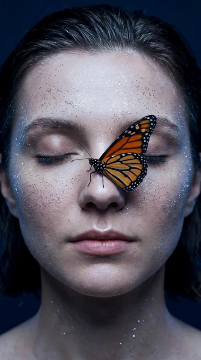 Monarch Butterfly Close-Up