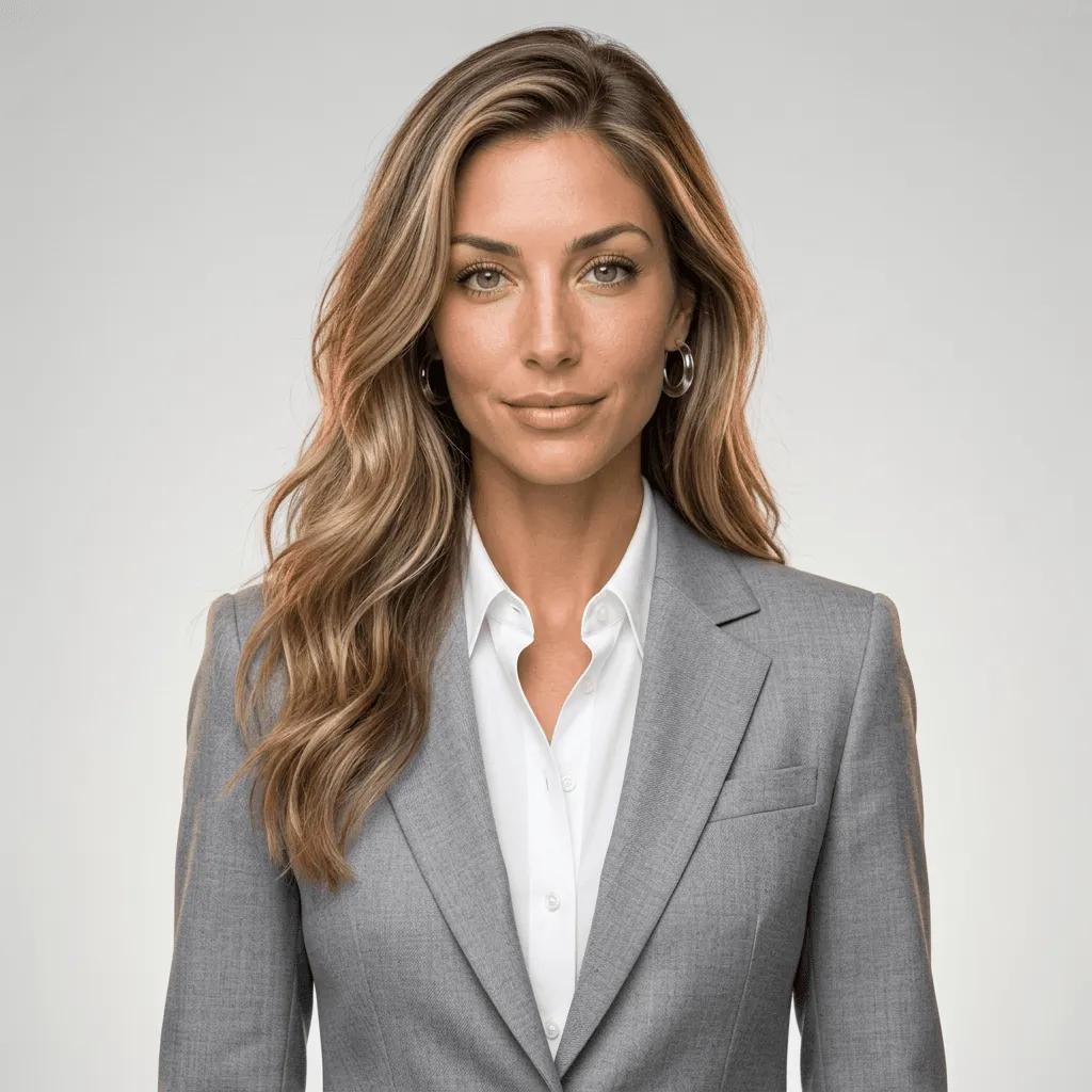 AI Executive Portrait – Professional Power Suit Studio Shot 3 of 3