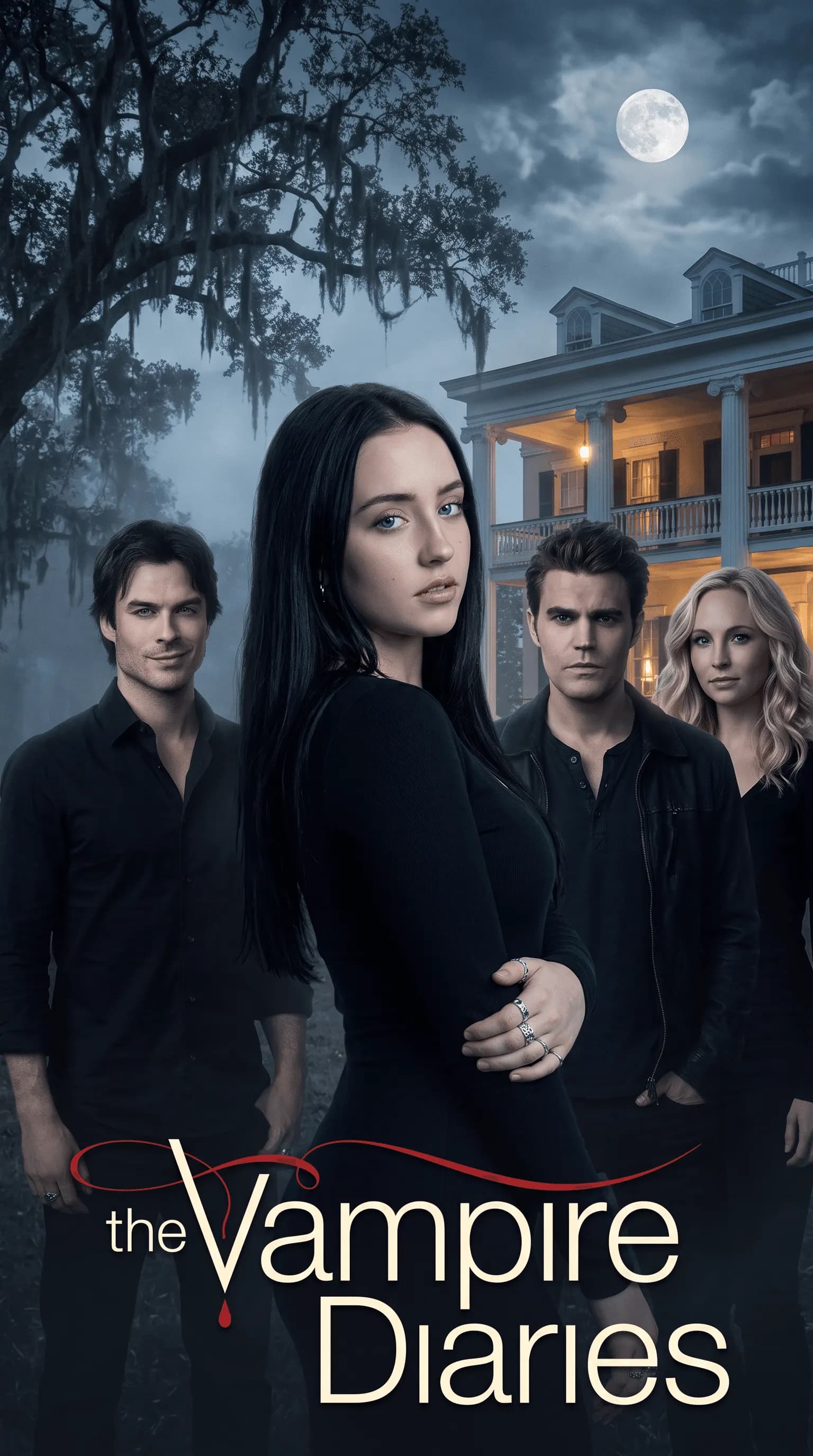 Vampire Diaries Cast Poster