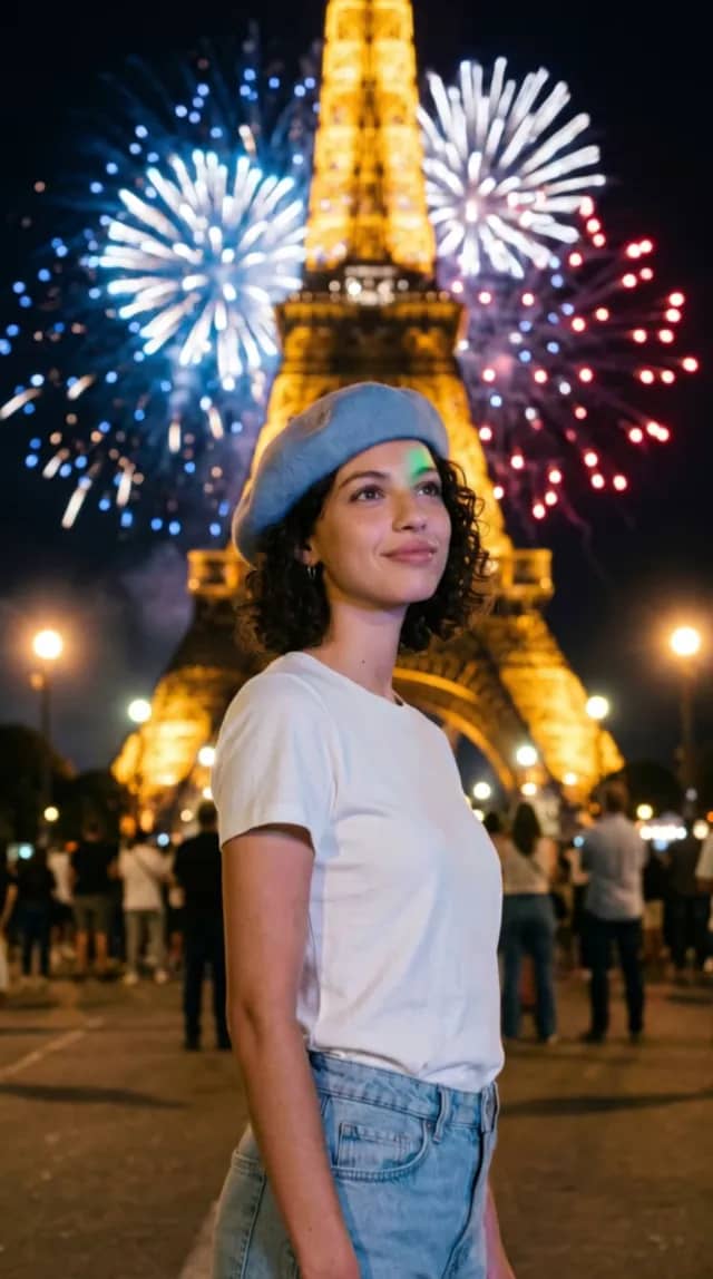 Bastille Day at Eiffel Tower