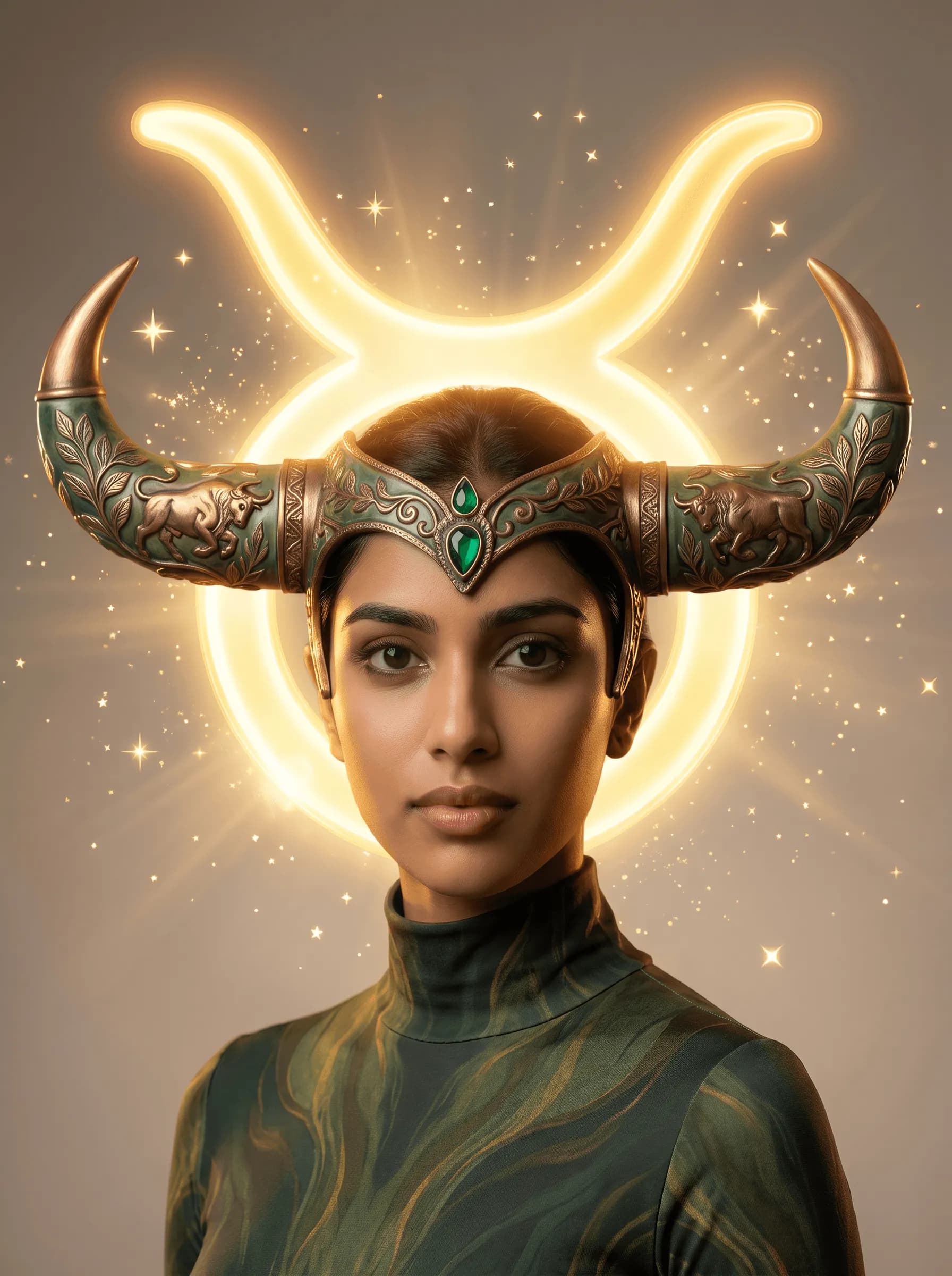 Taurus Zodiac Portrait