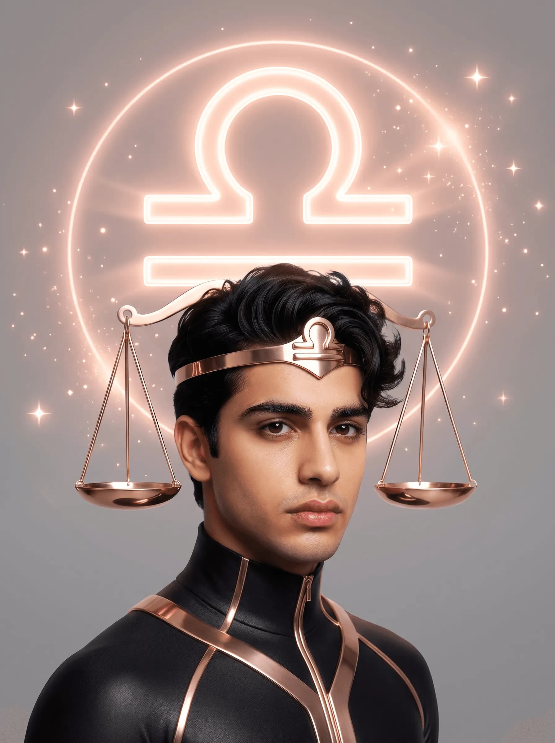 Libra Zodiac Portrait