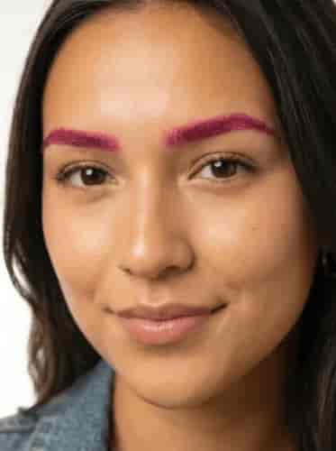 Magenta Brow Pop background blur
