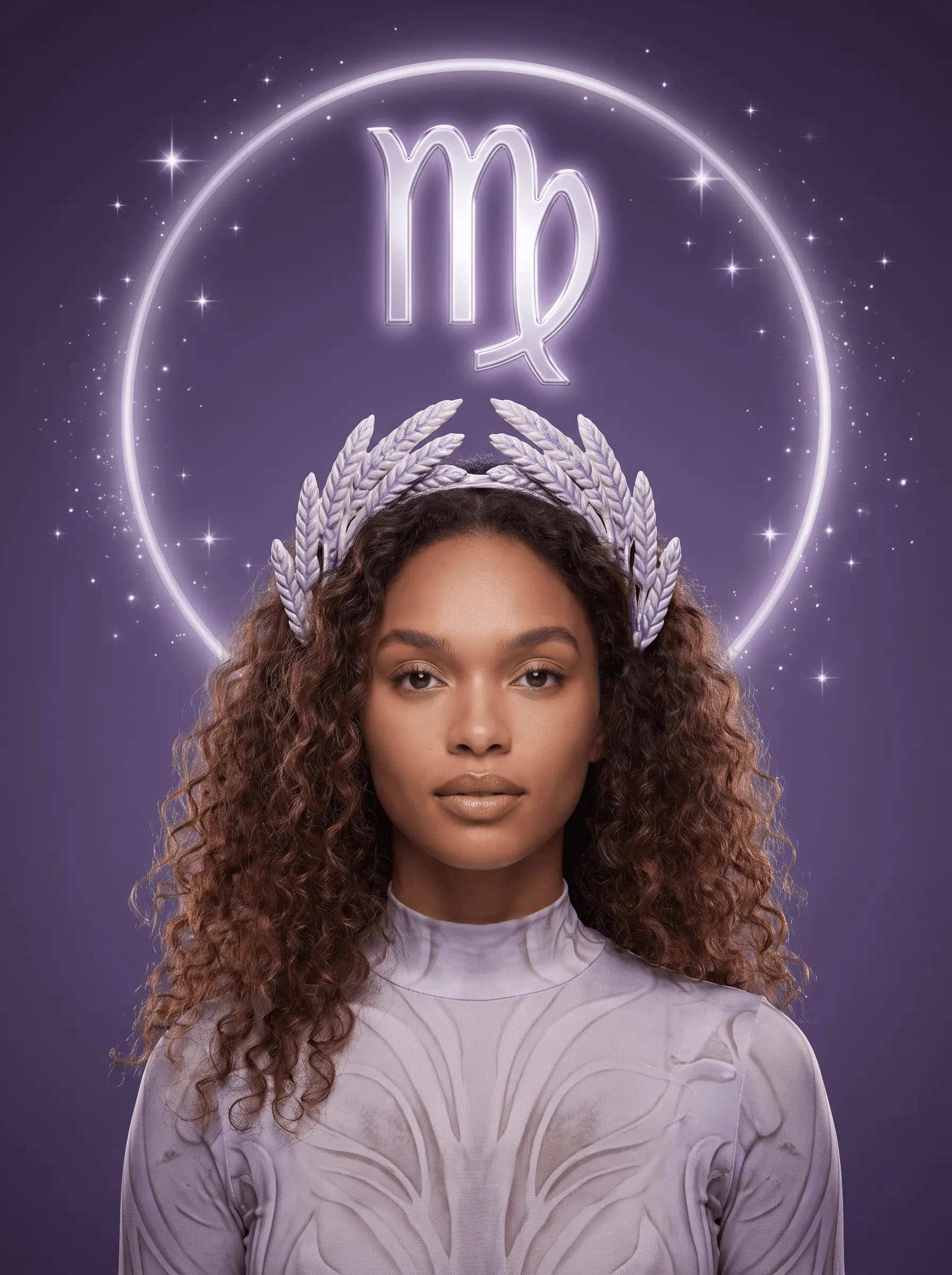 Virgo Zodiac Portrait