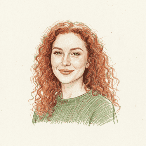 Colored Pencil Portrait background blur