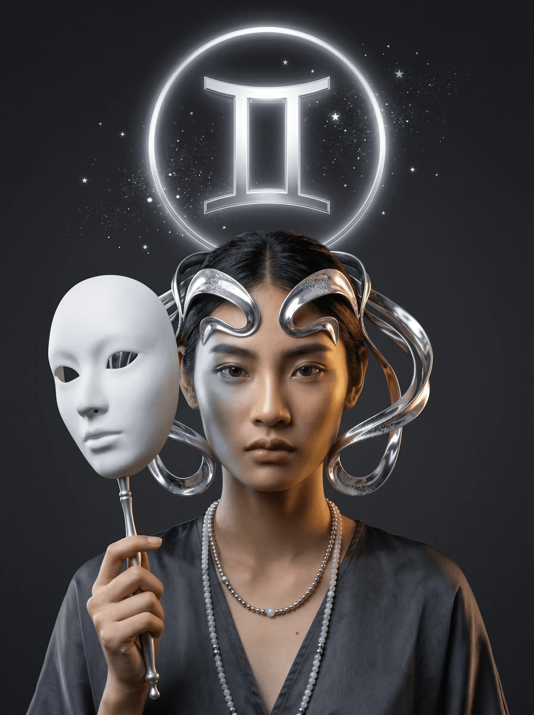 Gemini Zodiac Portrait