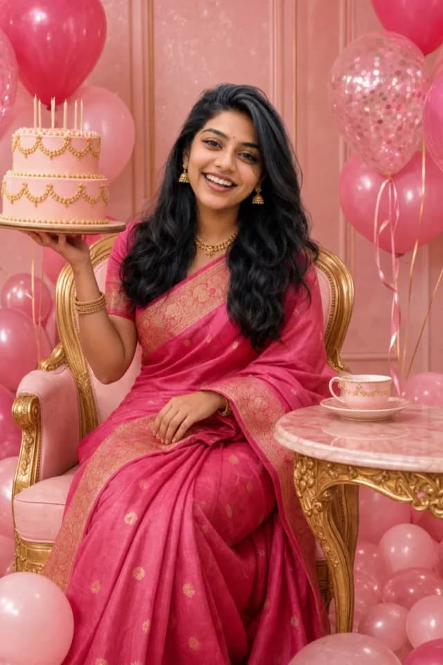 Indian Birthday Portrait