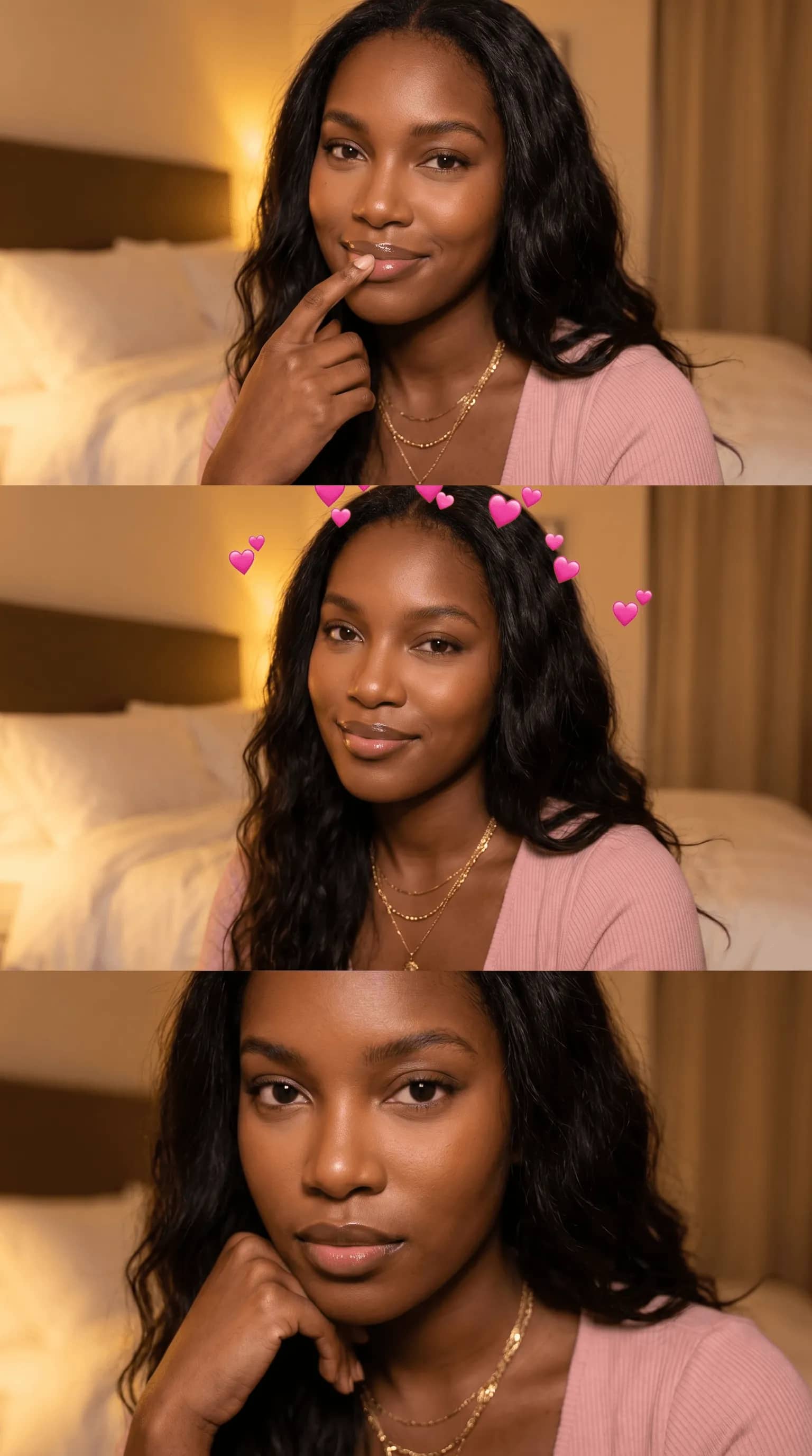 Cozy Triple Portrait Collage