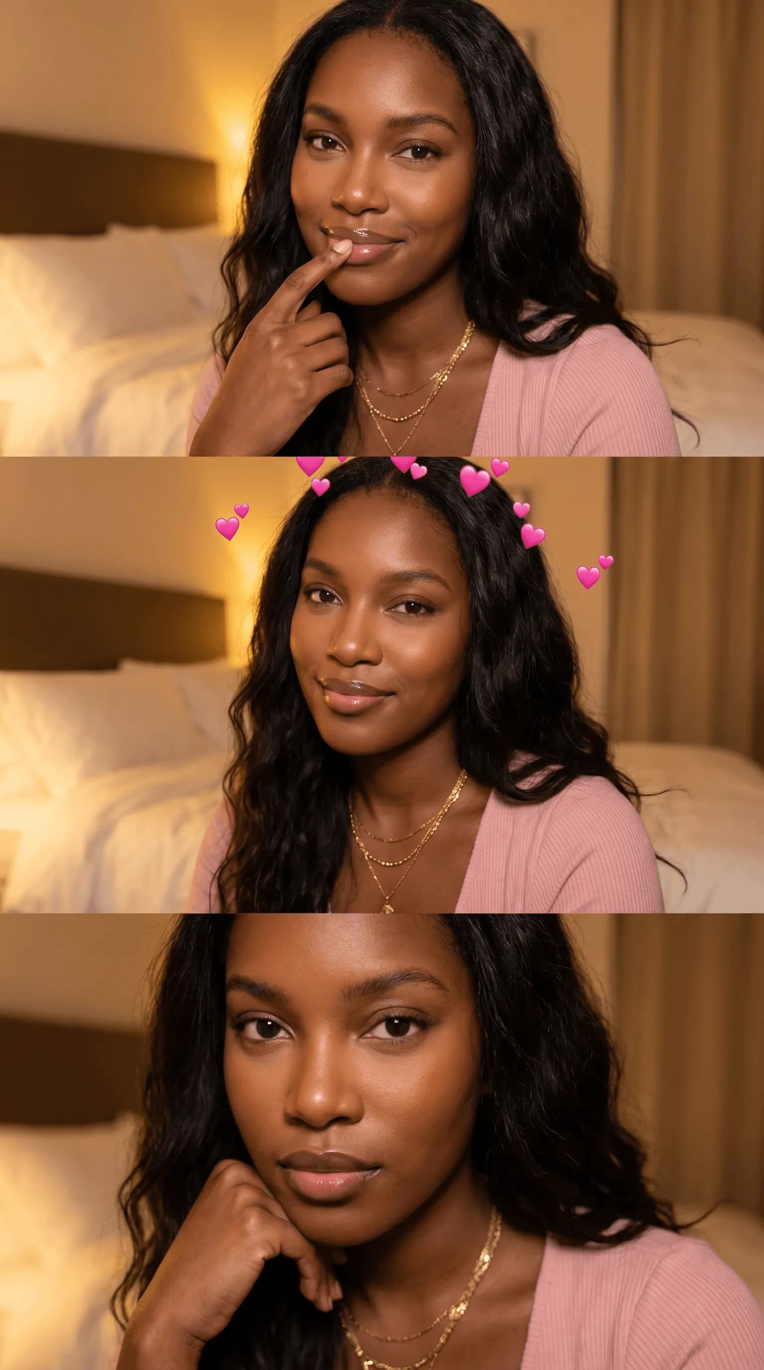 Cozy Triple Portrait Collage