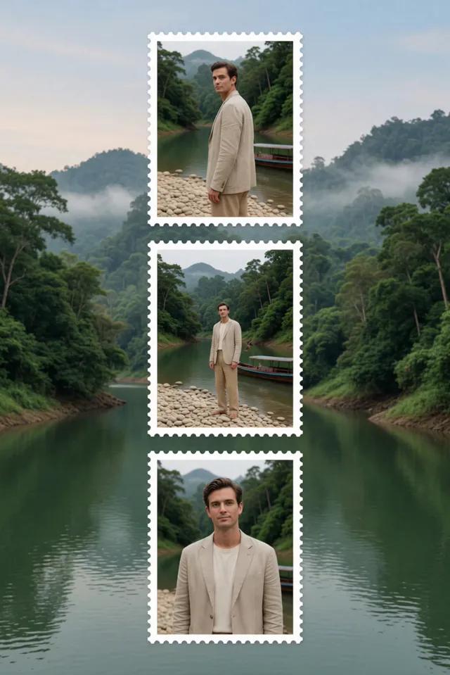 Stamp River Collage